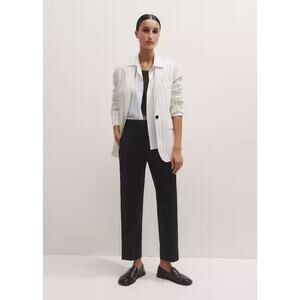 ME+EM Black Cropped Trousers